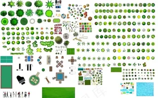 景观树等素材集合图片