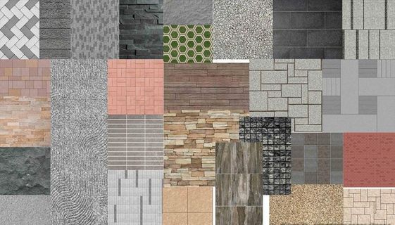 景观铺装PS素材图片