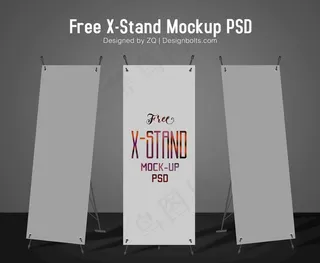 易拉宝样机图片