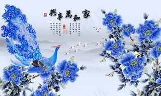 装饰画背景墙图片