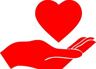 手捧爱心图片