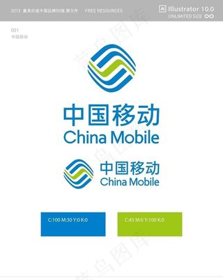 中国移动logo企业VI图片