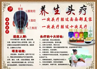 养生头疗图片
