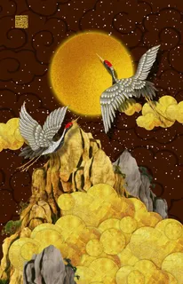 玄关晶瓷画图片 玄关晶瓷画图片