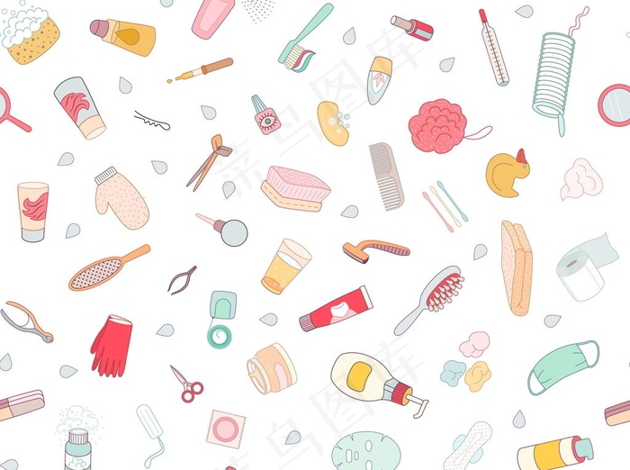 可爱卡通印花图片