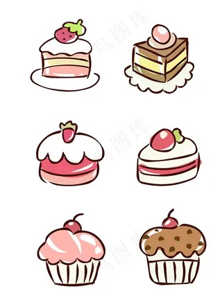 卡通蛋糕图片