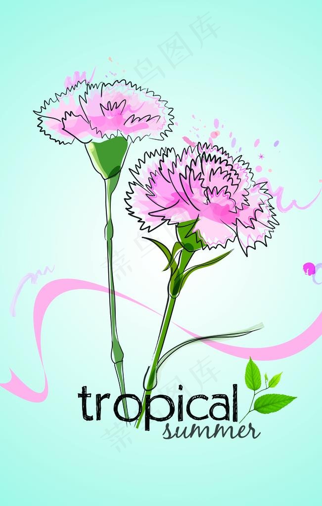 花卉装饰画图片