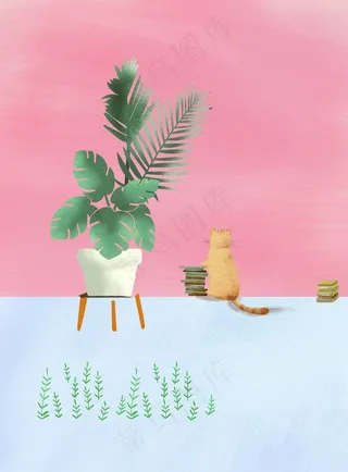 治愈系装饰画图片