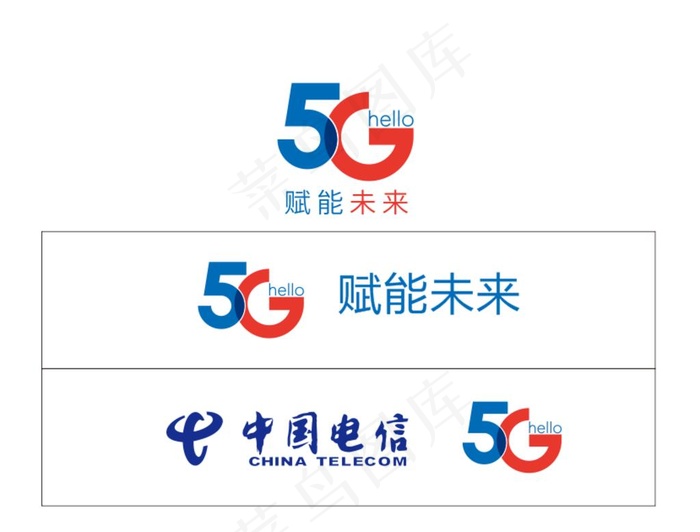 通信5G图片cdr矢量模版下载