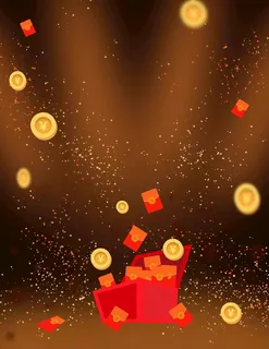 金融商务金币海报背景图片 金融商务金币海报背景图片
