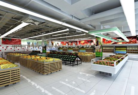 超市效果图设计展示图片