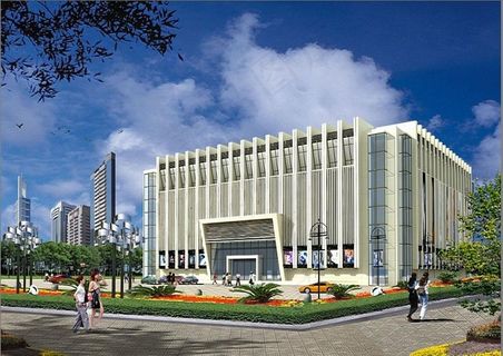 商场室外效果图图片