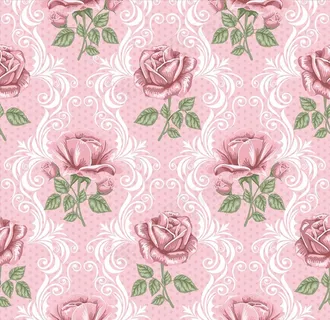 玫瑰花矢量循环素材图片