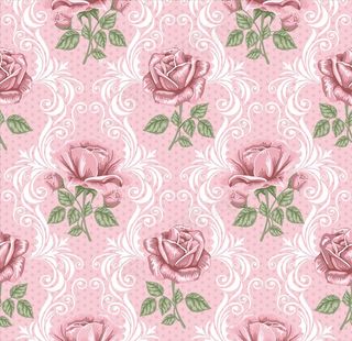 玫瑰花矢量循环素材图片