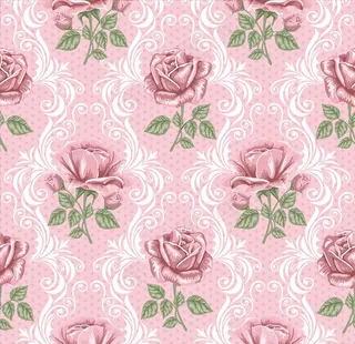 玫瑰花矢量循环素材图片