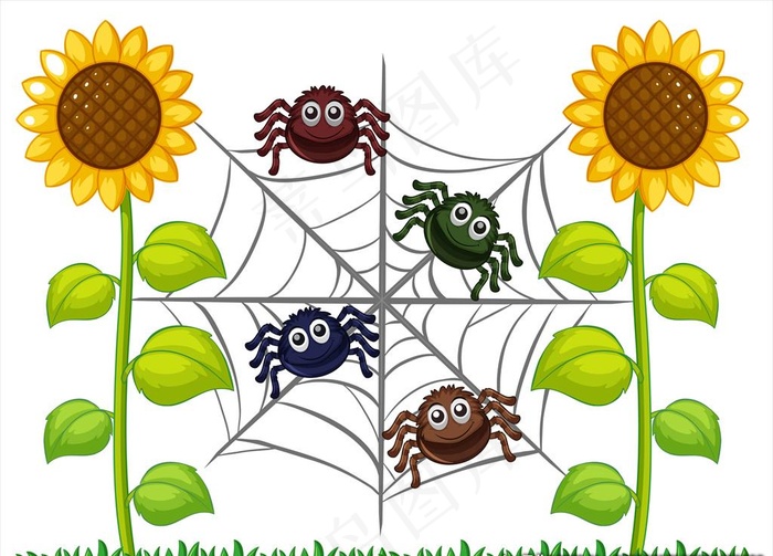 向日葵背景图片