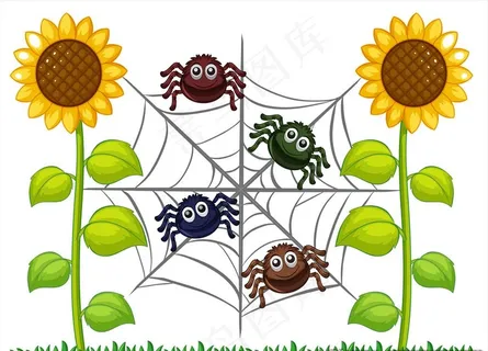 向日葵背景图片