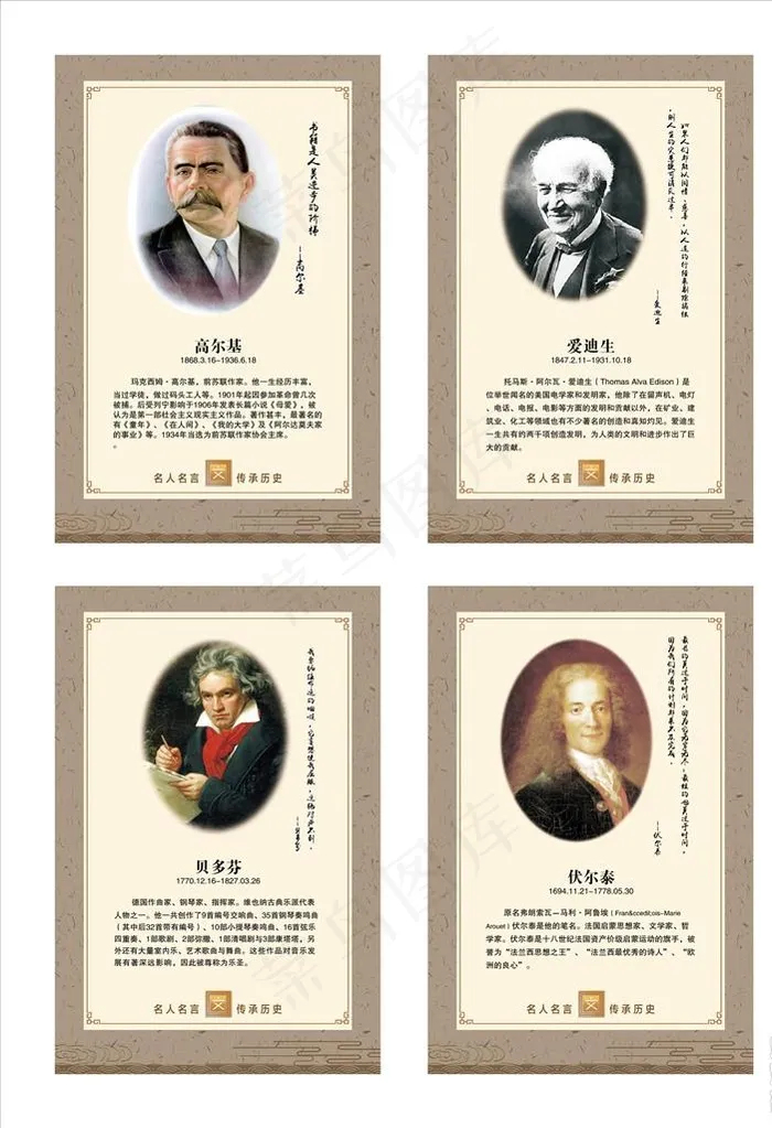 名人简介图片(1772X2657(DPI:150))psd模版下载