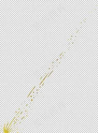 金色流星素材图片