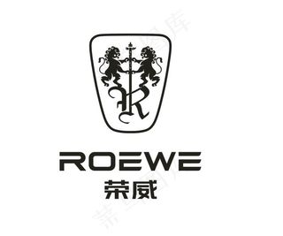 荣威 车标 矢量 单黑图片