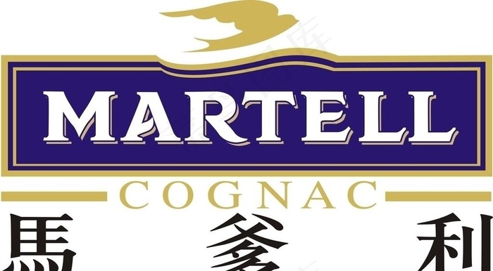 马爹利酒标志图片