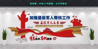 军人文化墙图片