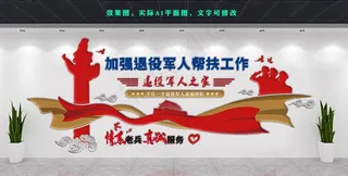 军人文化墙图片