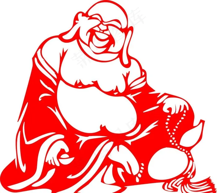 弥勒佛图片cdr矢量模版下载