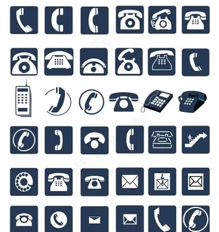 电话小标识图片