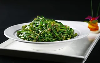 捣辣椒炒韭菜图片