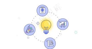 人物生活扁平化图案图片