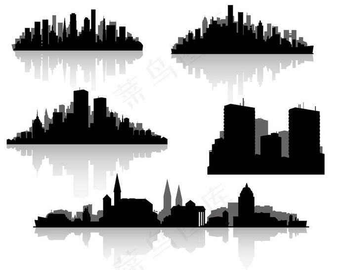 城市剪影图片