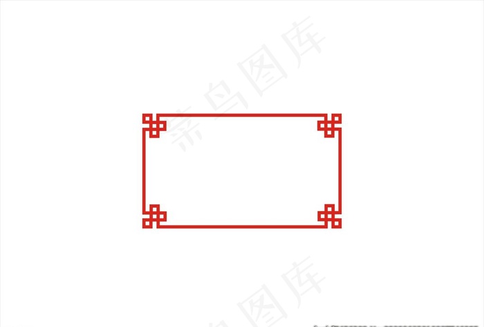 中式边框图片cdr矢量模版下载