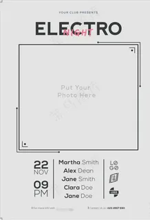 时尚宣传海报图片