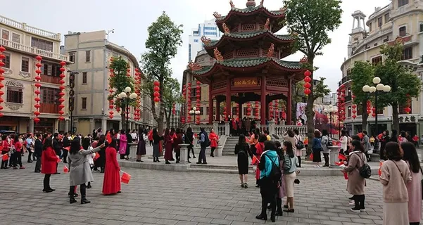 汕头小公园快闪活动图片