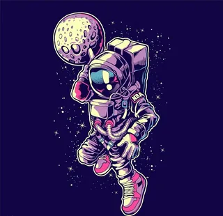 卡通太空人图片