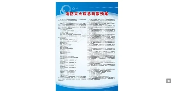 消防灭火应急疏散预案图片