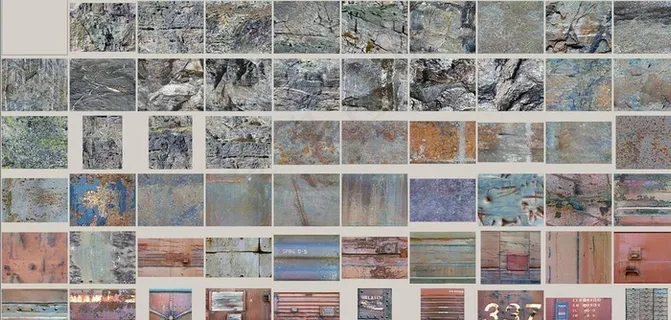 岩石和金属材质图片