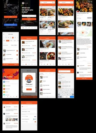 手机APP移动端UI作品集模板图片