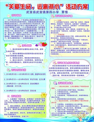 远离溺水活动方案图片