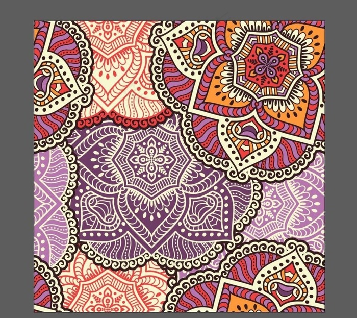 民族花纹背景图片