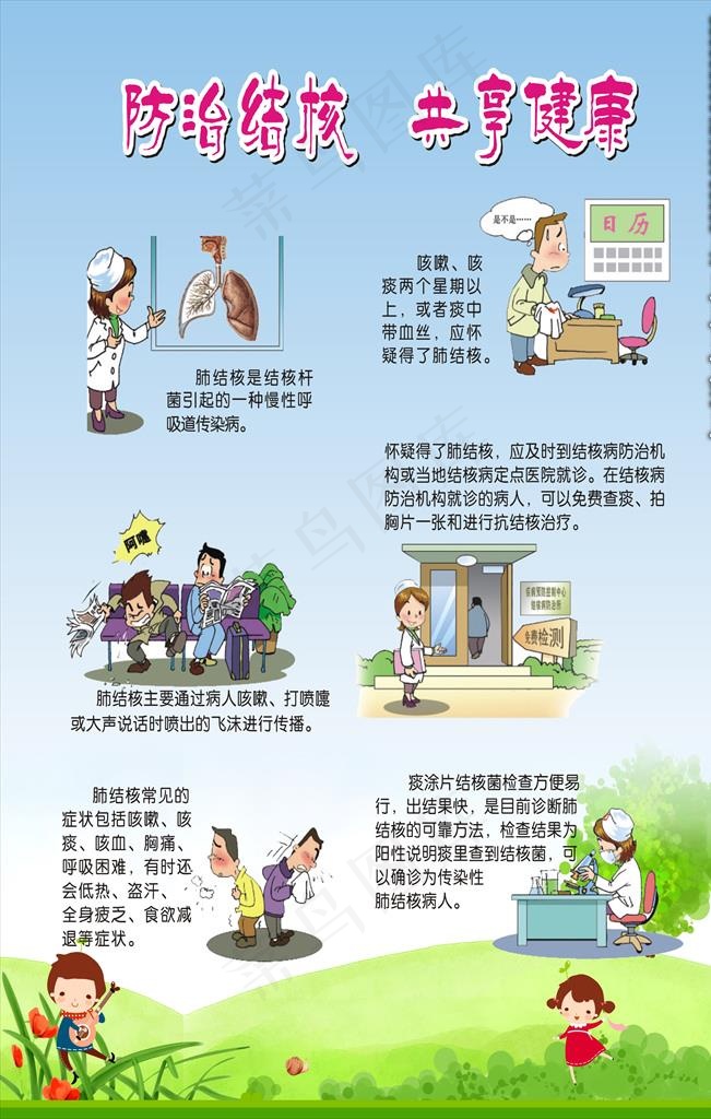 结核病展板图片