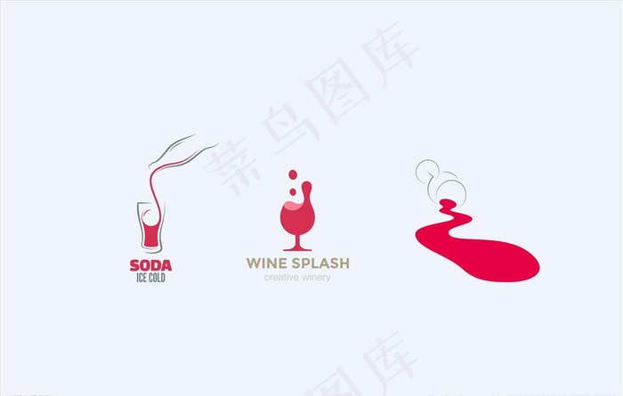 红酒 高脚杯 矢量 图形 图标图片