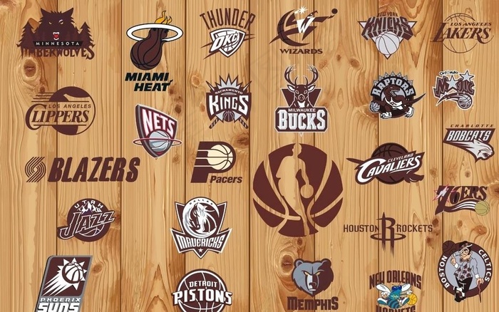 NBA篮球队标图片ai矢量模版下载