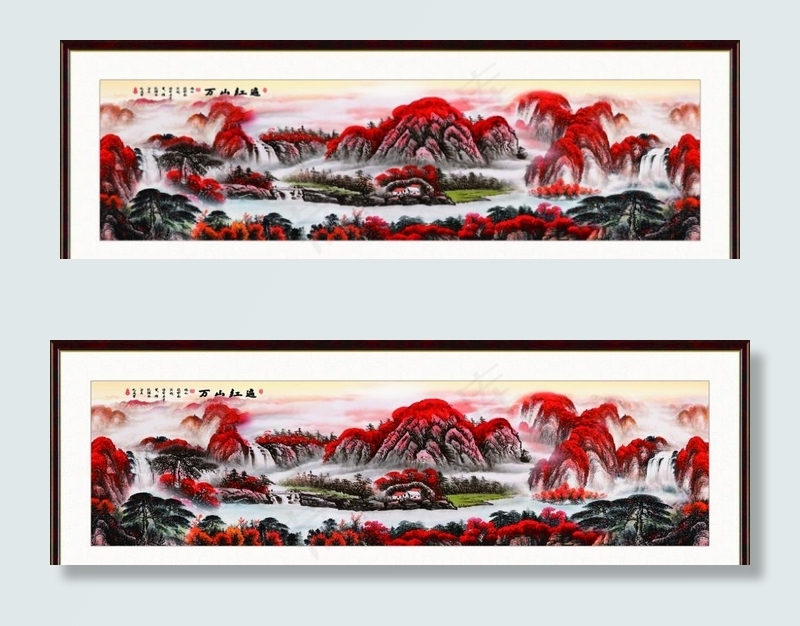 万山红遍图片(10039X3543(DPI:75))psd模版下载