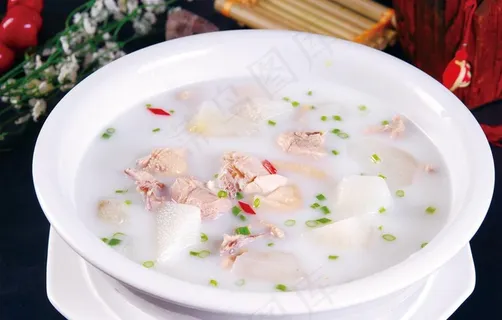 山药炖老鸡图片 山药炖老鸡图片
