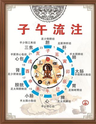 子午流注图片