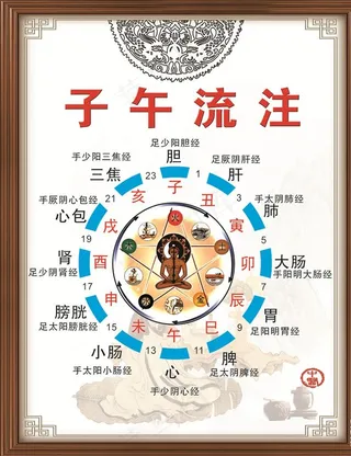 子午流注图片