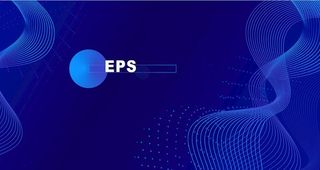 蓝色科技曲线背景图片