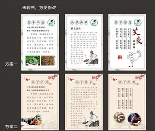 艾灸宣传展板图片